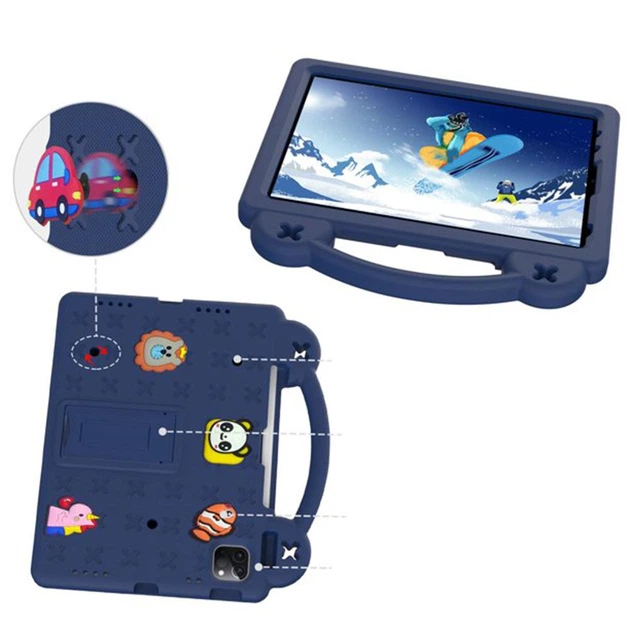 Чехол детский STR EVA с подставкой для Apple iPad Air 4 (10.9 дюймов) Dark Blue - изображение 3