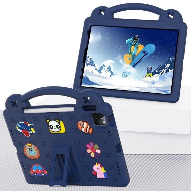 Чехол детский STR EVA с подставкой для Apple iPad Air 4 (10.9 дюймов) Dark Blue - изображение 6