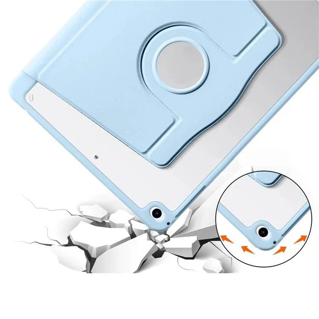 Чехол книжка Wiwio для Apple New iPad 5 (9.7" экран) поворотный на 360 градусов, Blue - изображение 5