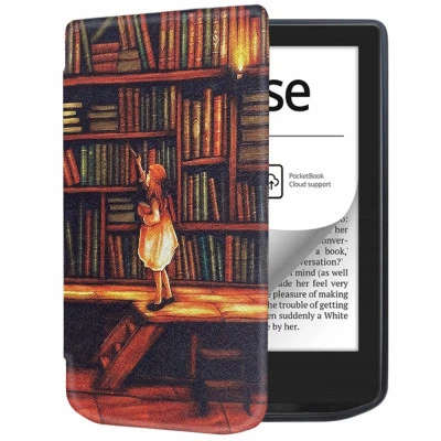 Чохол до електронної книги BeCover Smart Case PocketBook 629 Verse / 634 Verse Pro 6" Library Girl (710975) - Фото 1 Чохол до електронної книги BeCover Smart Case PocketBook 629 Verse / 634 Verse Pro 6" Library Girl (710975) - зображення 1
