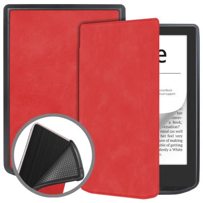 Чехол для электронной книги BeCover Smart Case PocketBook 629 Verse / 634 Verse Pro 6" Red (710979) - Фото 2 Чехол для электронной книги BeCover Smart Case PocketBook 629 Verse / 634 Verse Pro 6" Red (710979) - изображение 2