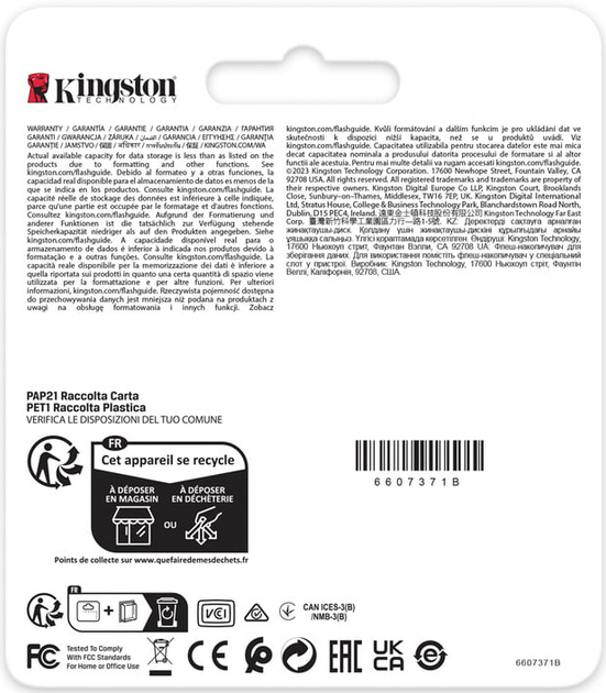 Карта памяти Kingston SDHC 8GB Industrial Class 10 UHS-I U3 V30 А1 (SDIT/8GB) - изображение 4