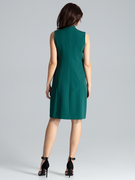 Плаття міді літнє жіноче Lenitif L044 L Зелене (5902194369718) - зображення 2