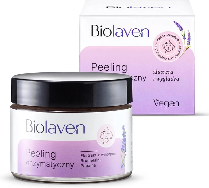 Enzymatyczny peeling do twarzy Biolaven Organic 45 ml (5902249015980) - obraz 2