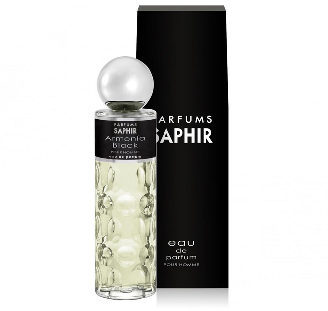 Woda perfumowana męska Saphir Parfums Armonia Black 200 ml (8424730005821) - obraz 1