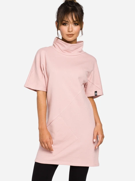 Туніка жіноча BeWear B051 2XL-3XL Рожева (5902041193657) - зображення 3