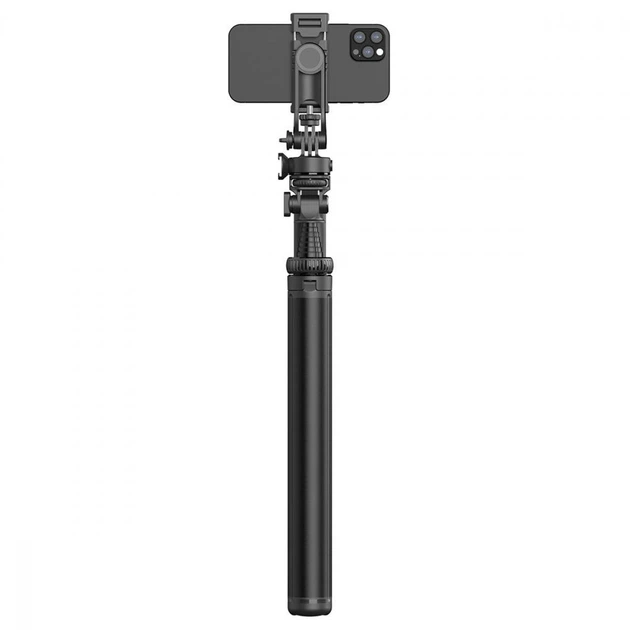 Монопод Тримач Трипод для телефону Трипод Proove Elevate X Selfie Stick 2046 mm Селфі палиця Чорний - зображення 9