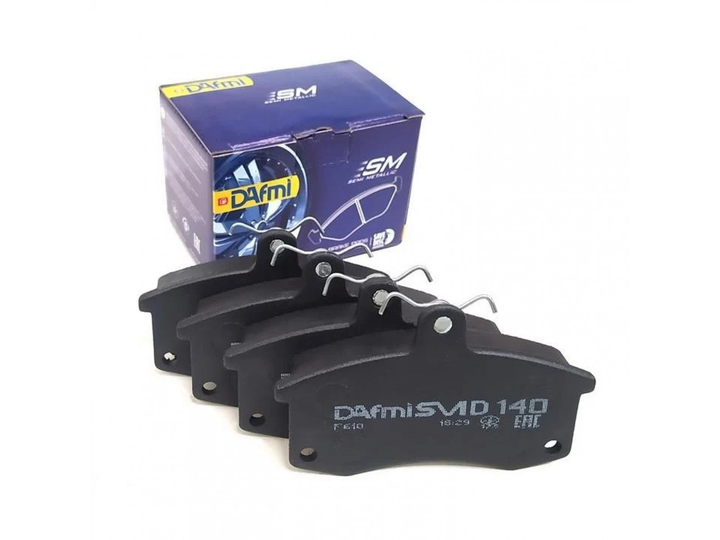 Тормозные колодки дисковые передние ВАЗ 2110 (D140SM) Dafmi – фото ...