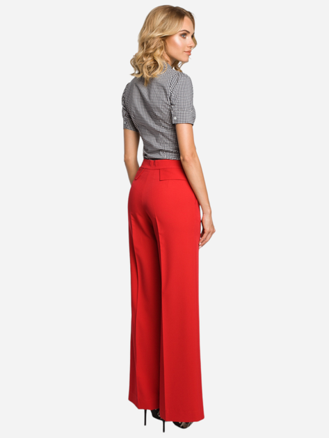 Spodnie damskie Made Of Emotion M323 S Czerwone (5902041194654) - obraz 2