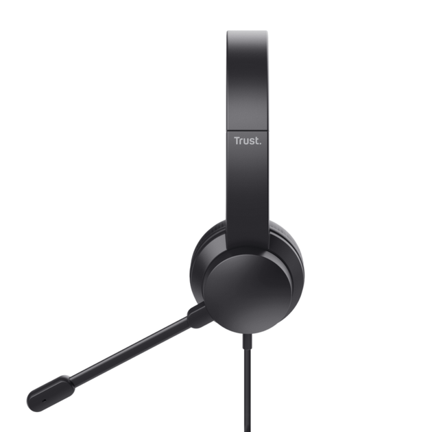 Наушники Trust Ayda USB PC headset проводные 1.8м Черный (25088) - изображение 4