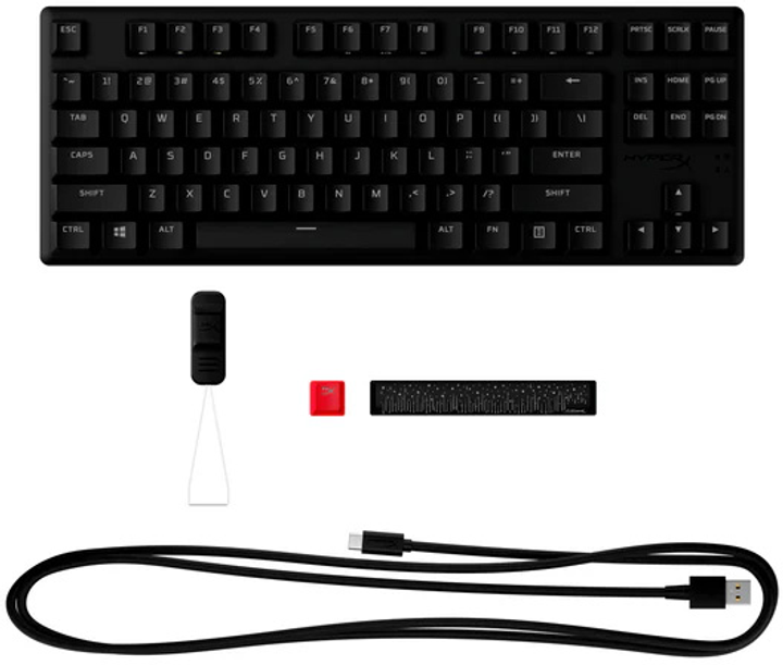 Клавіатура дротова HyperX Alloy Origins Core Black (639N8AA#ABA) - зображення 6