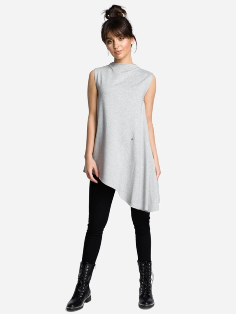 Туніка жіноча BeWear B069 XL Сіра (5903068408847) - зображення 3