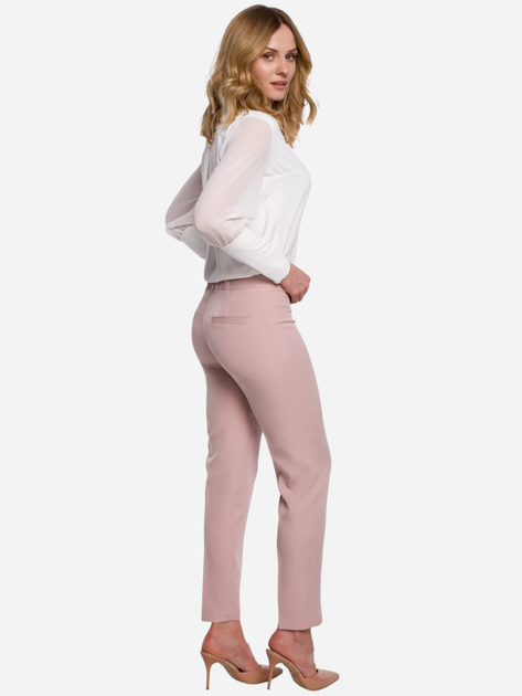 Spodnie damskie Makover K055 L Różowe (5903068481437) - obraz 2
