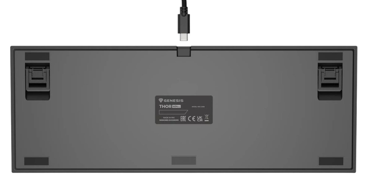 Klawiatura przewodowa Genesis Thor 404 TKL Gateron Yellow Pro Czarna (NKG-2069) - obraz 5