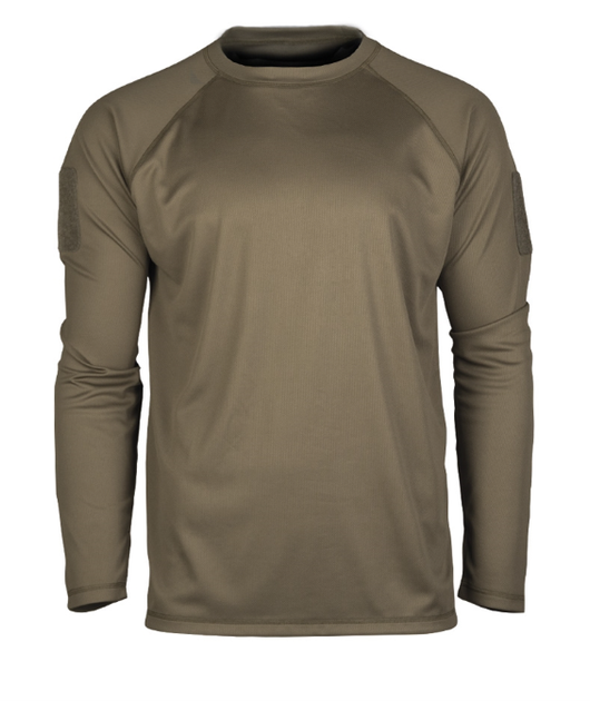 Сорочка тактична Mil-Tec Термоактивна швидкосохнуча L Олива TACTICAL QUICK DRY LANGARMSHIRT OLIV (11082001-904-L) - зображення 1