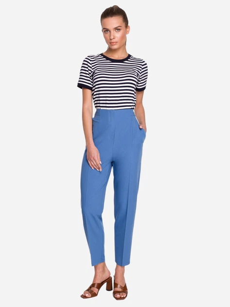 Штани жіночі Stylove S296 XL Блакитні (5903887661317) - зображення 3