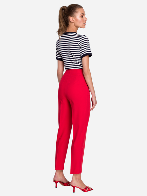 Spodnie damskie Stylove S296 M Czerwone (5903887661249) - obraz 2
