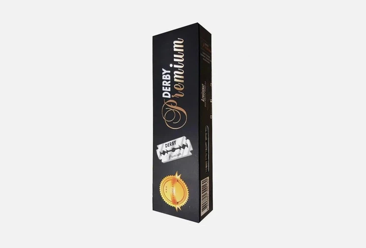 Двусторонние сменные лезвия для безопасной бритвы Derby Premium Double Edge Razor 100 штук ( Турция) - изображение 4