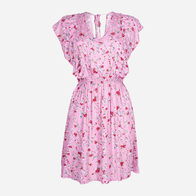 Sukienka krótka letnia damska Yoclub UDK-0003K-A100 XL-2XL Różowa (5903999465834) - obraz 1