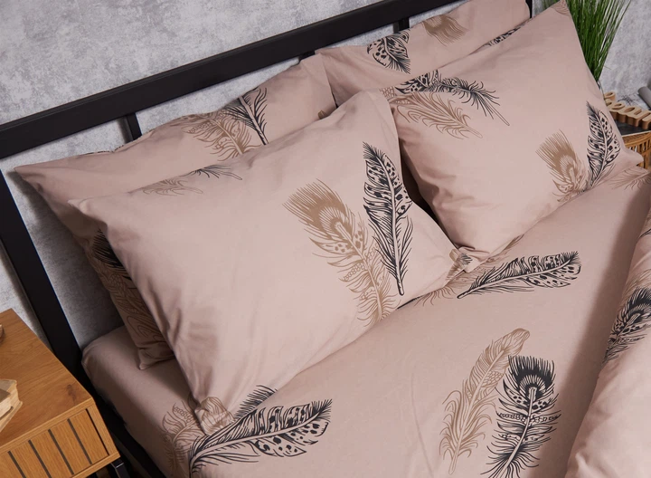 Набор наволочек Moon&Star Бязь Gold Люкс Feathers 40х60 2 шт (MS-840000151) - изображение 2