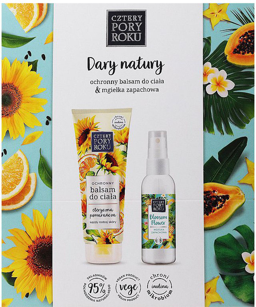 Zestaw Cztery Pory Roku Dary Natury Lotion 250 ml + Mgiełka do ciała 100 ml (5901501042801) - obraz 1