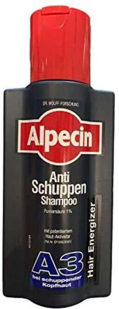 Szampon od wypadania włosów Alpecin Anti Schupper Active Shampoo A3 250 ml (4008666209016) - obraz 1