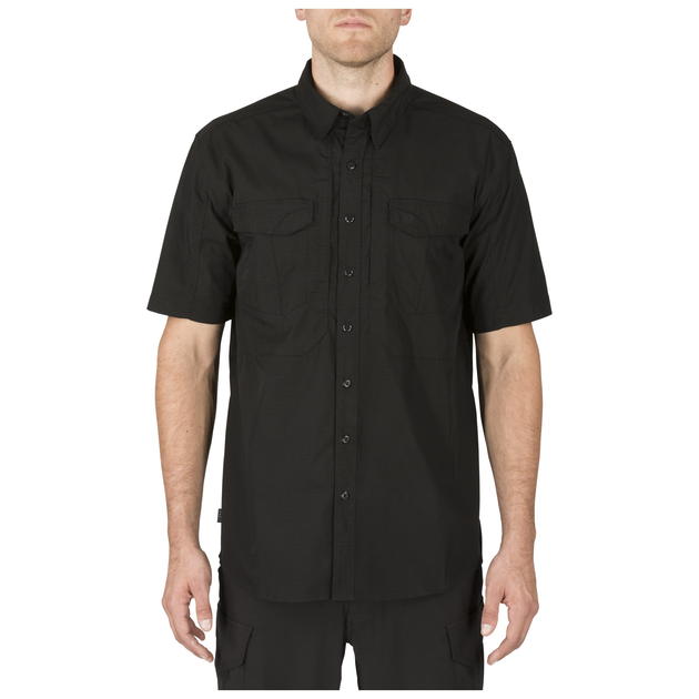 Сорочка тактична з коротким рукавом 5.11 Stryke™ Shirt - Short Sleeve M Black - зображення 1