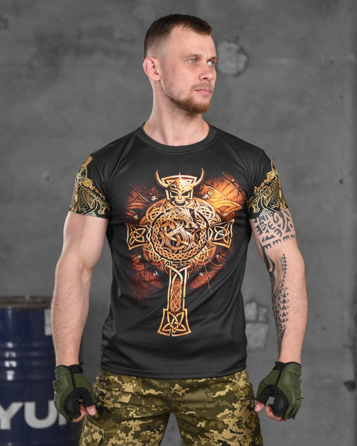 Тактическая потоотводящая футболка oblivion warrior 0 L - изображение 1