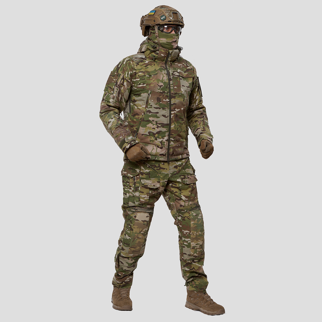 Комплект військової форми. Зимова куртка + штани з наколінниками UATAC Multicam Original M - изображение 1