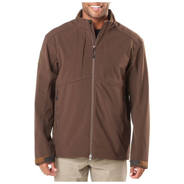 Куртка тактическая для штормовой погоды 5.11 SIERRA SOFTSHELL M Burnt - изображение 1