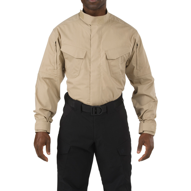 Рубашка тактическая 5.11 STRYKE™ TDU® LONG SLEEVE SHIRT 2XL TDU Khaki - изображение 1