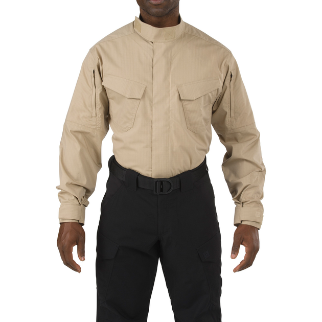 Сорочка тактична 5.11 STRYKE ™ TDU® LONG SLEEVE SHIRT 2XL TDU Khaki - зображення 1