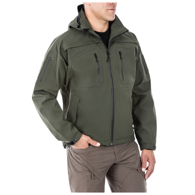 Куртка тактическая для штормовой погоды 5.11 Tactical Sabre 2.0 Jacket XL Moss - изображение 2