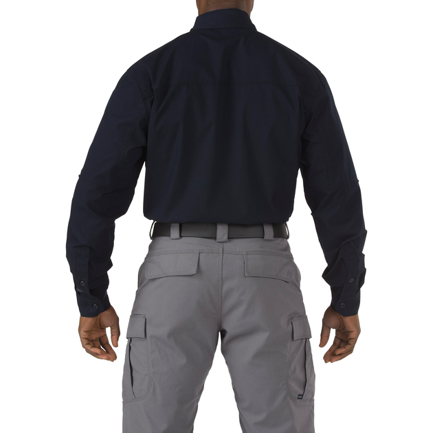 Рубашка тактическая 5.11 STRYKE™ LONG SLEEVE SHIRT XL Dark Navy - изображение 2