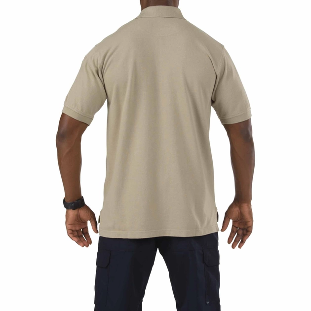 Футболка Поло тактическая с коротким рукавом 5.11 Tactical Professional Polo - Short Sleeve XS Silver Tan - изображение 2