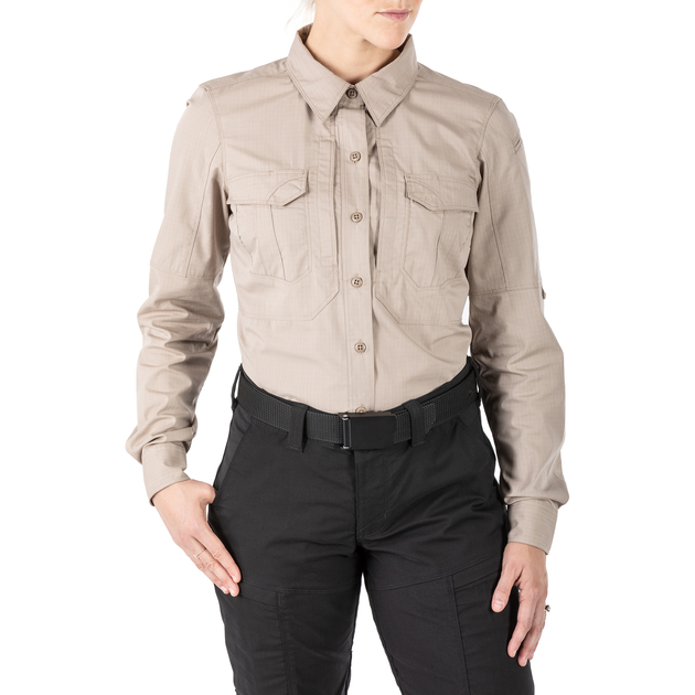 Рубашка тактическая женская 5.11 Tactical Women’s Stryke™ Long Sleeve Shirt M Khaki - изображение 1