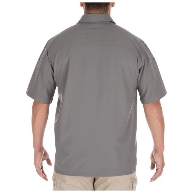 Рубашка тактическая с коротким рукавом 5.11 Freedom Flex Woven S/S S Storm - изображение 2