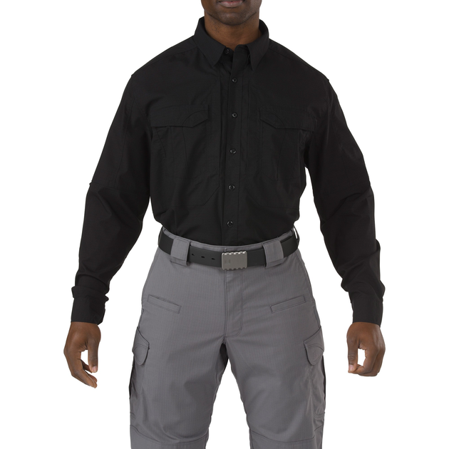 Рубашка тактическая 5.11 STRYKE™ LONG SLEEVE SHIRT 2XL Black - изображение 1