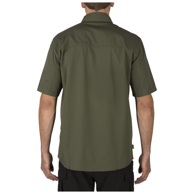 Рубашка тактическая с коротким рукавом 5.11 Stryke™ Shirt - Short Sleeve XS TDU Green - изображение 2