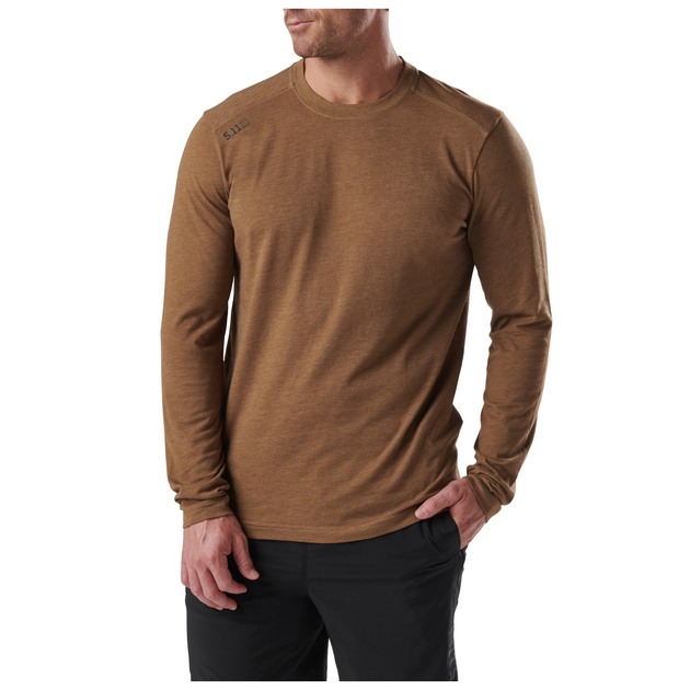 Реглан 5.11 Tactical PT-R Charge Long Sleeve 2.0 L Battle Brown Heather - изображение 1