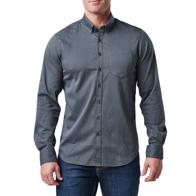 Сорочка тактична 5.11 Tactical Alpha Flex Long Sleeve Shirt M Turbulence Dby - зображення 1