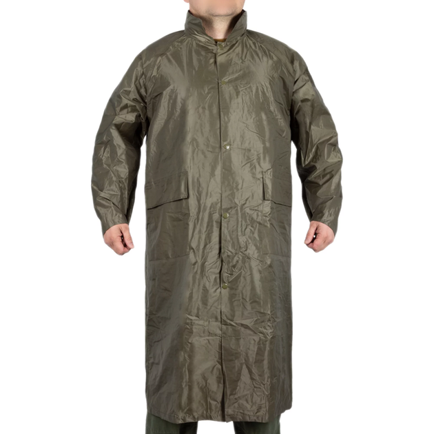 Дощовик тактичний Mil-Tec Непромокний Антидощ M Олива REGENMANTEL PES/PVC OLIV (10625201-903-M) - зображення 3