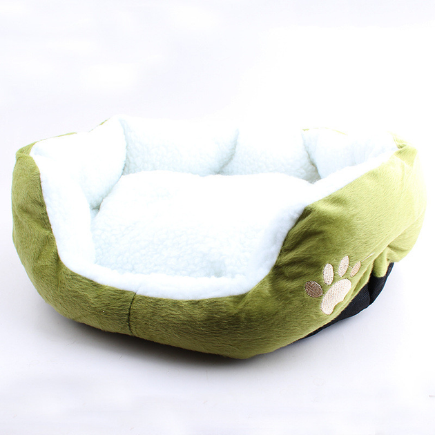 Подушка для собак "Лапка" Pet Style 52×42×15 см Зеленая от продавца ...