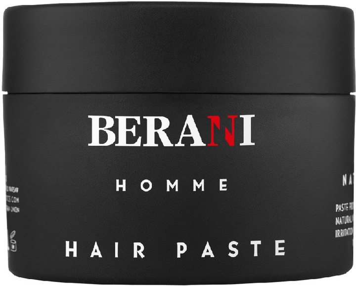 Pasta do stylizacji włosów Berani Homme Hair matująca dla mężczyzn 100 ml (5903714206216) - obraz 1