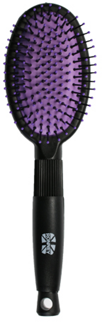 Щітка для волосся Ronney Professional Brush чорно-фіолетова (5060456772543) - зображення 1