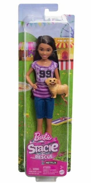 Lalka z akcesoriami Mattel Barbie Stacie Content Ligaya Core Doll 29 cm (194735180318) - obraz 1