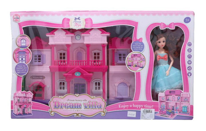 Лялька з іграшковим будиночком Gazelo Dream Villa (5900949431468) - зображення 1