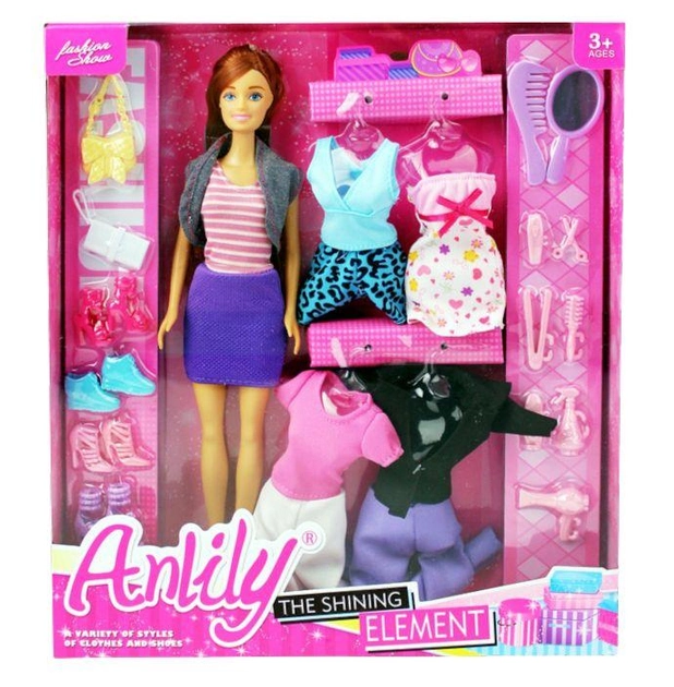 Лялька з аксесуарами AnLily Doll with Clothing 29 см (5901271541993) - зображення 1