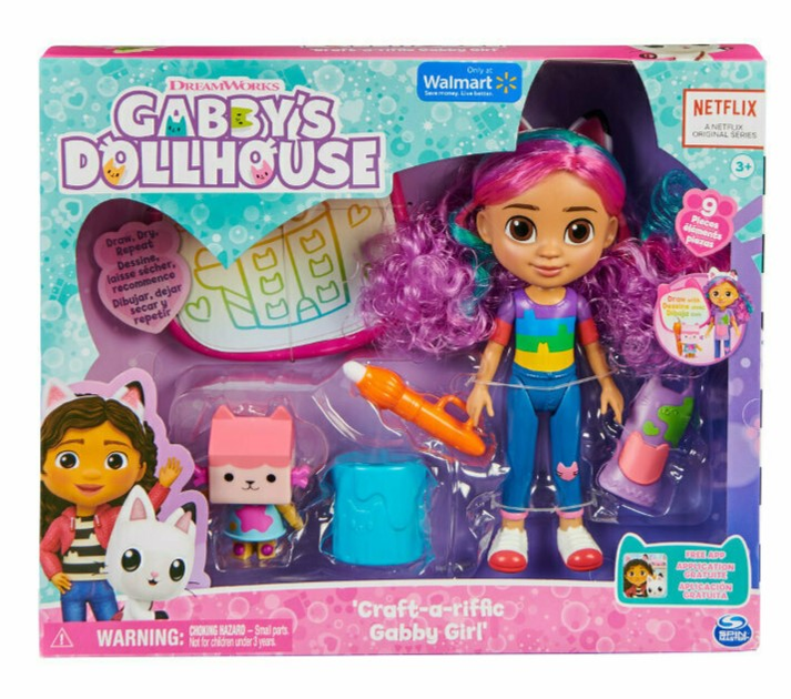 Lalka z akcesoriami Spin Master Gabby's Dollhouse Craft-a-Riffic Gabby Girl Exclusive 20.3 cm (778988348352) - obraz 1