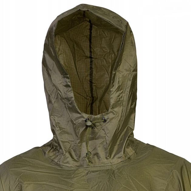 Пончо тактичне Mil-Tec RipStop One-Size Олива Плащ-палатка PONCHO BASIC (10628001) - зображення 2